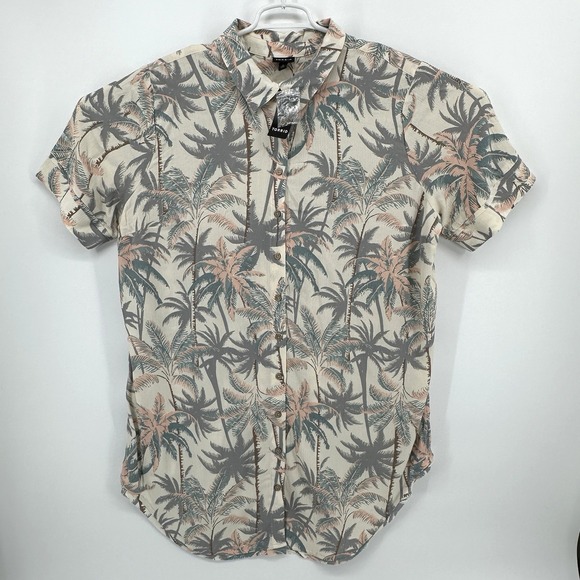 torrid Dresses & Skirts - Torrid White Maxi Button-up Shirt Dress Cover up Tropical Floral Size 2X 18/20